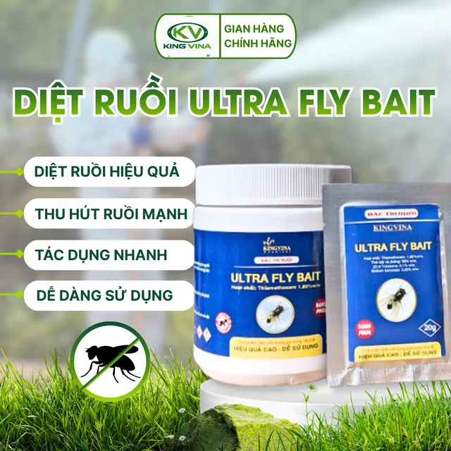 Hũ và gói Ultra Fly Bait