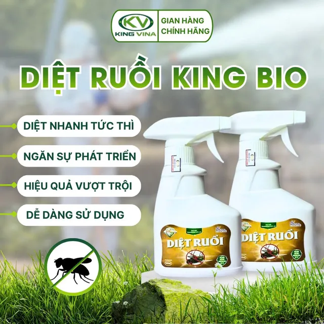 Chai xịt King Bio diệt ruồi