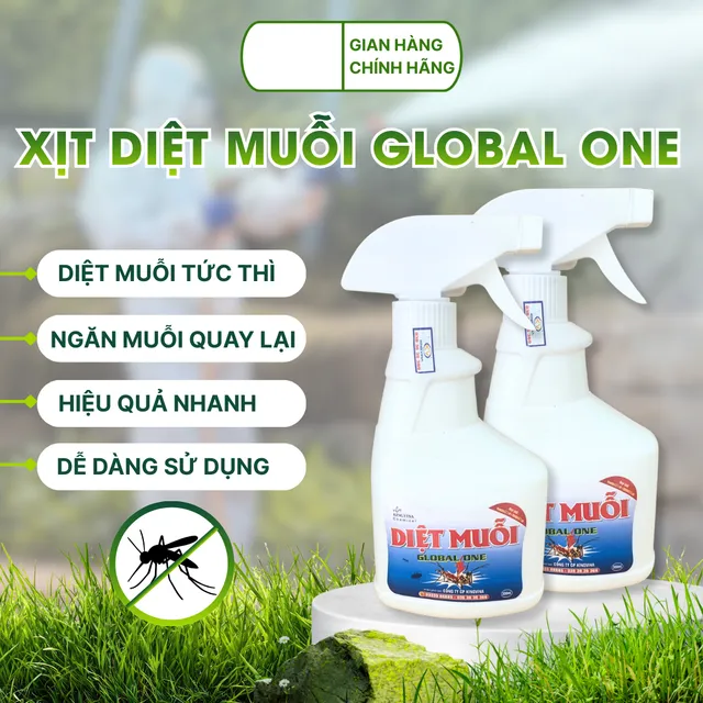 Chai xịt Global One diệt muỗi